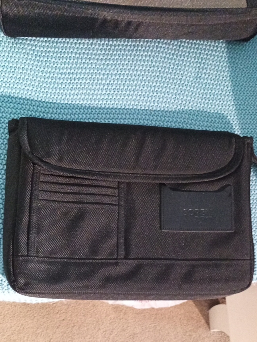 Like New Soren Black Men's Travel Toiletry & Organizer Pouch